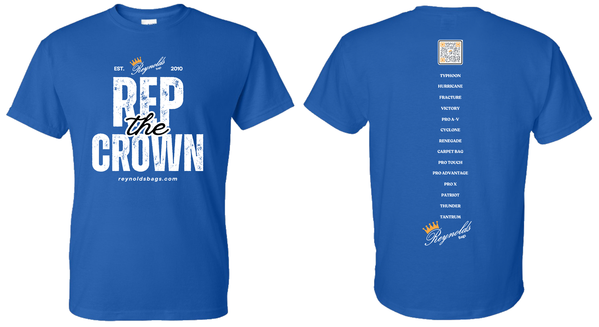 Reynolds Bags Rep the Crown Men's T-shirt