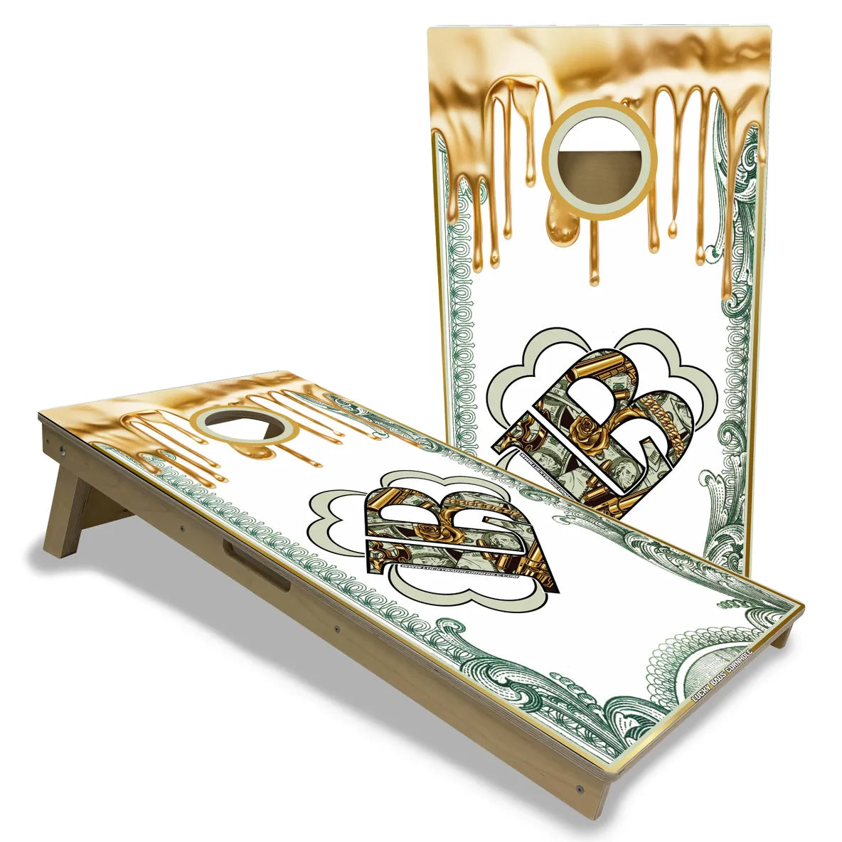 Lucky Money Drip ACL Licensed Cornhole Boards