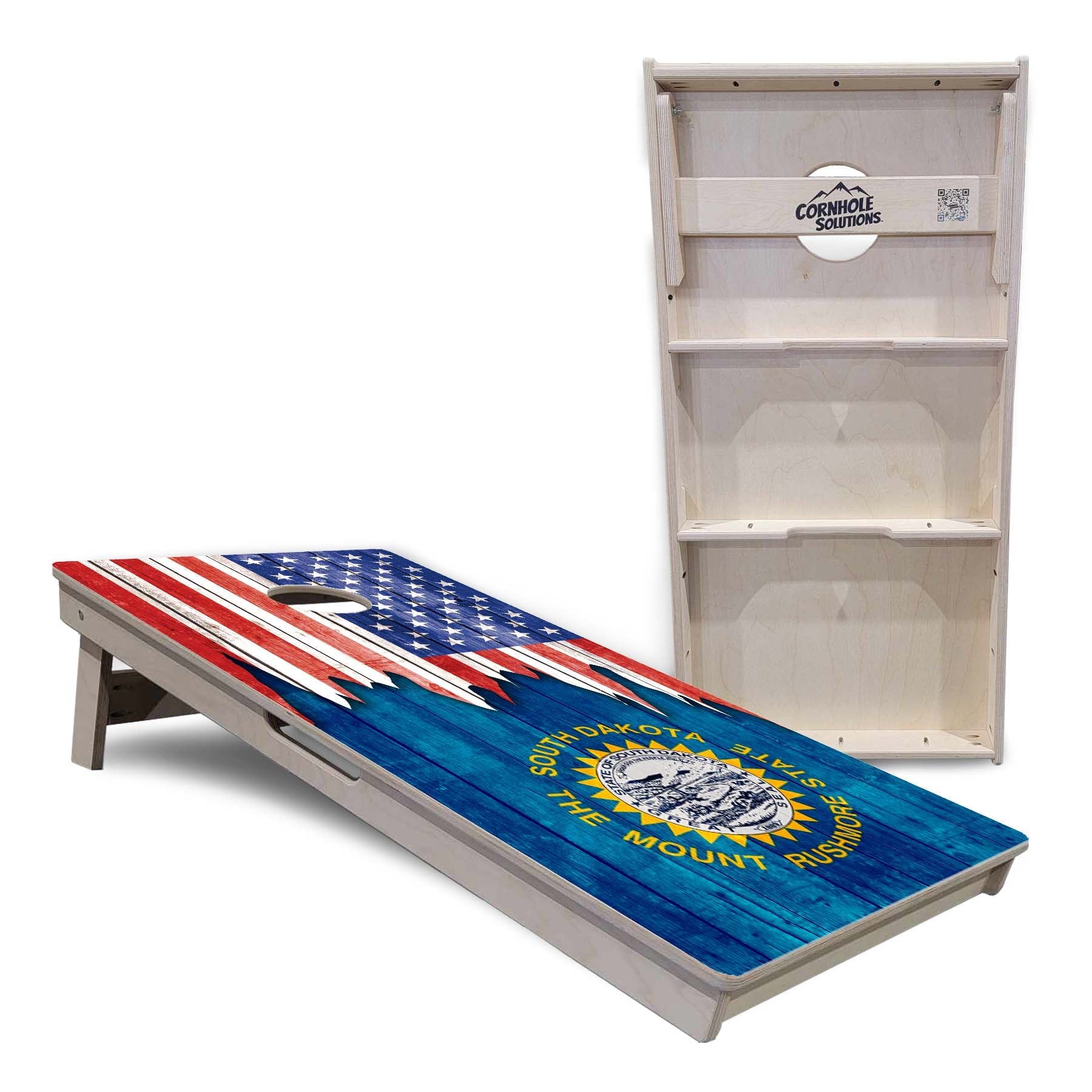 State Flags South Dakota to Wyoming Cornhole Boards - Professional Tournament Series