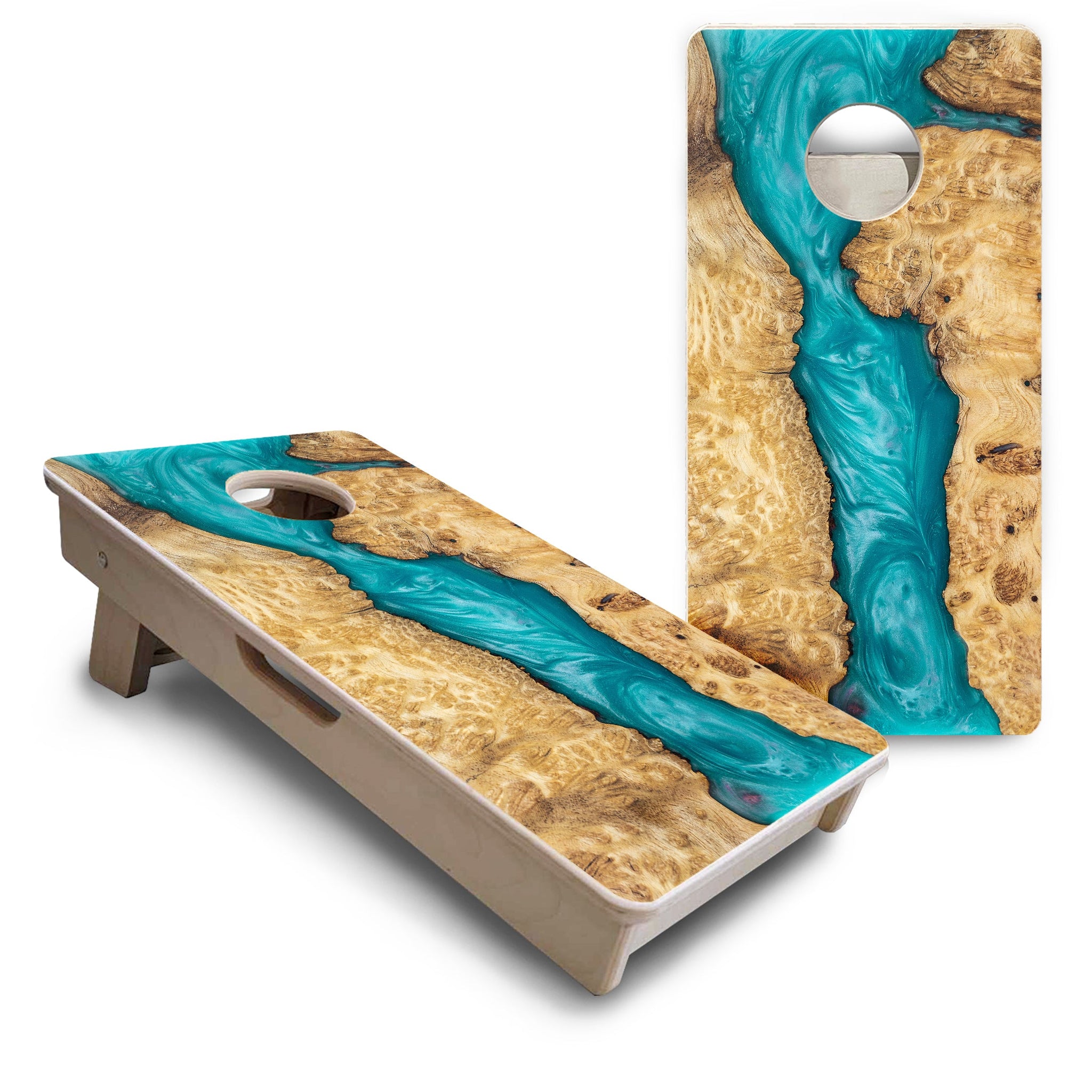 Mini Cornhole Boards - Epoxy Designs