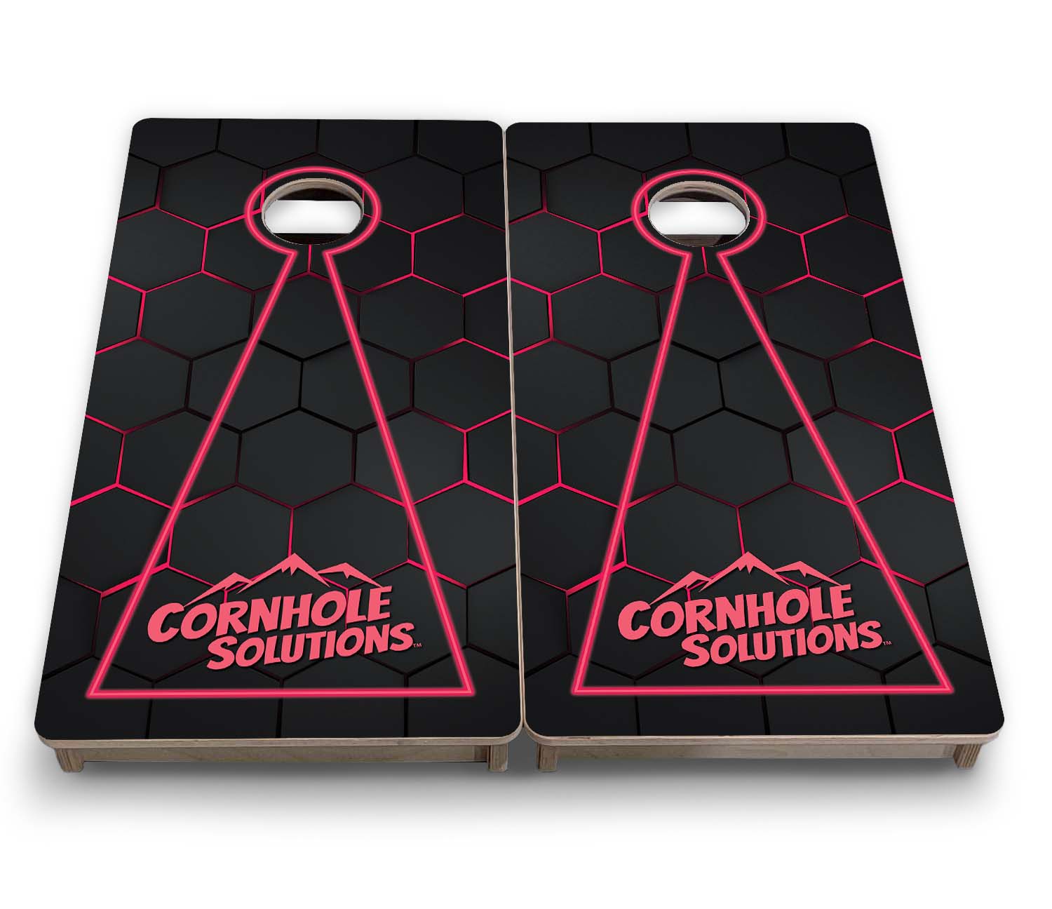 Vacation Cornhole Boards - Neon Nightfall