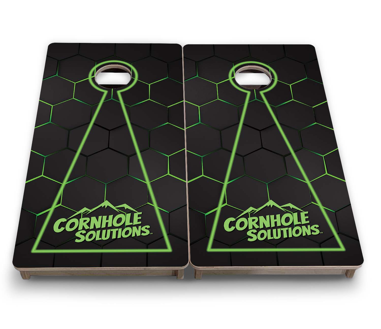 Vacation Cornhole Boards - Neon Nightfall