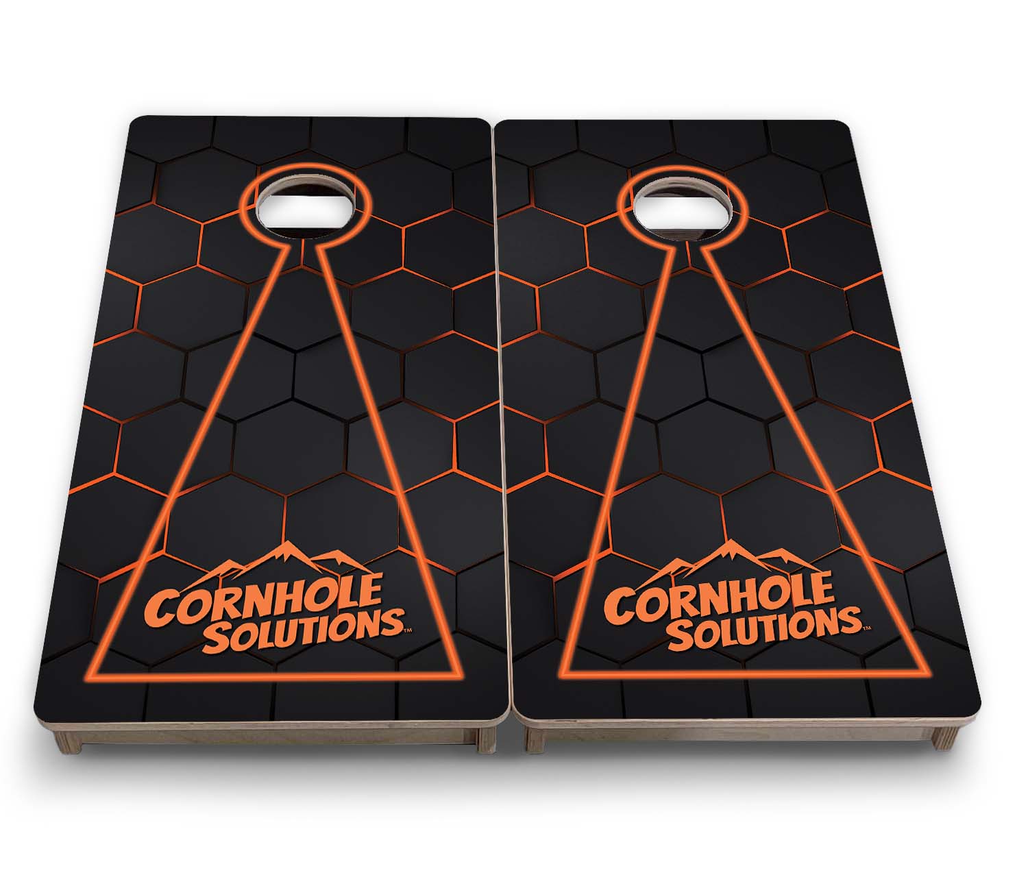 Vacation Cornhole Boards - Neon Nightfall