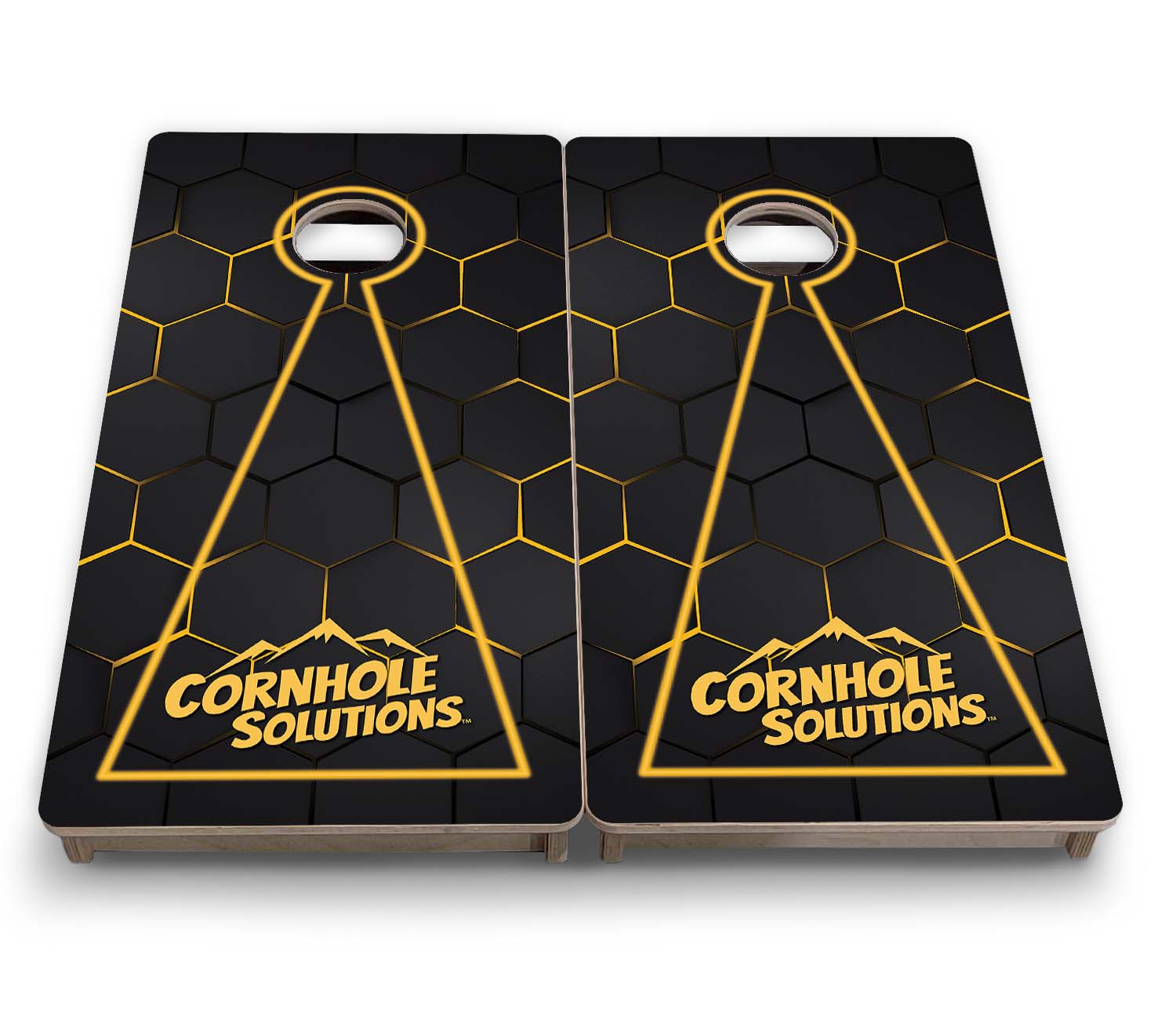 Vacation Cornhole Boards - Neon Nightfall