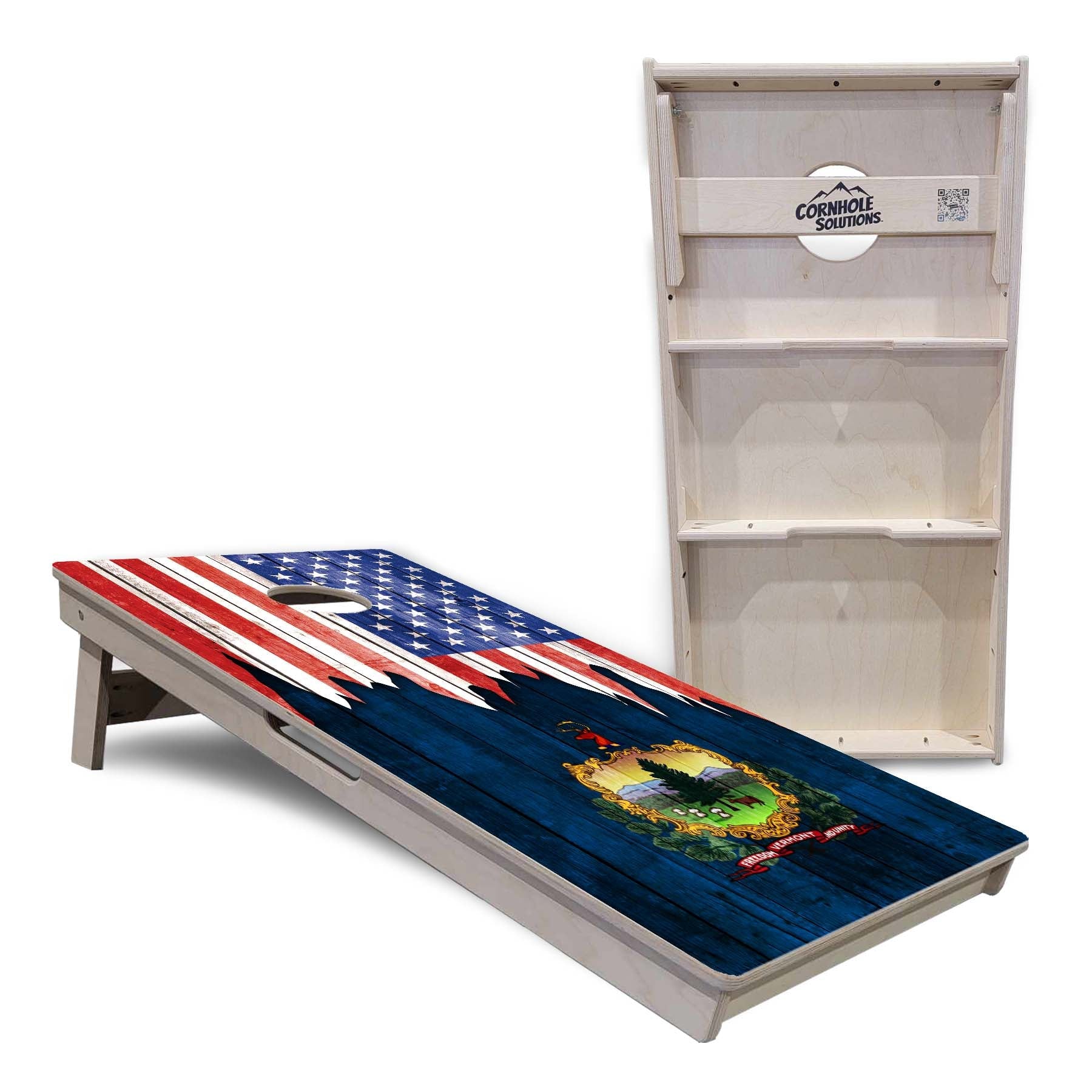 State Flags South Dakota to Wyoming Cornhole Boards - Professional Tournament Series