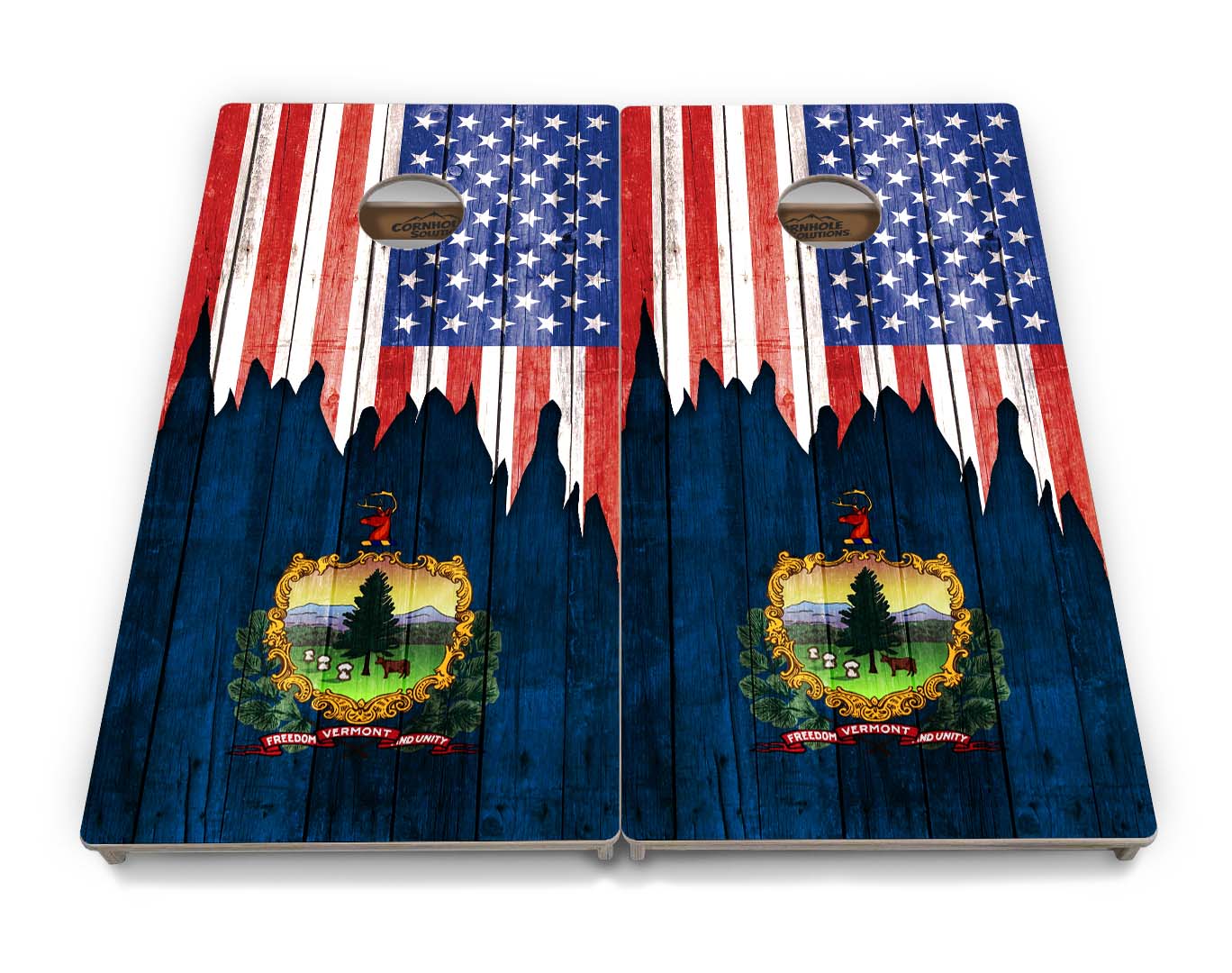 State Flags South Dakota to Wyoming Cornhole Boards - Professional Tournament Series