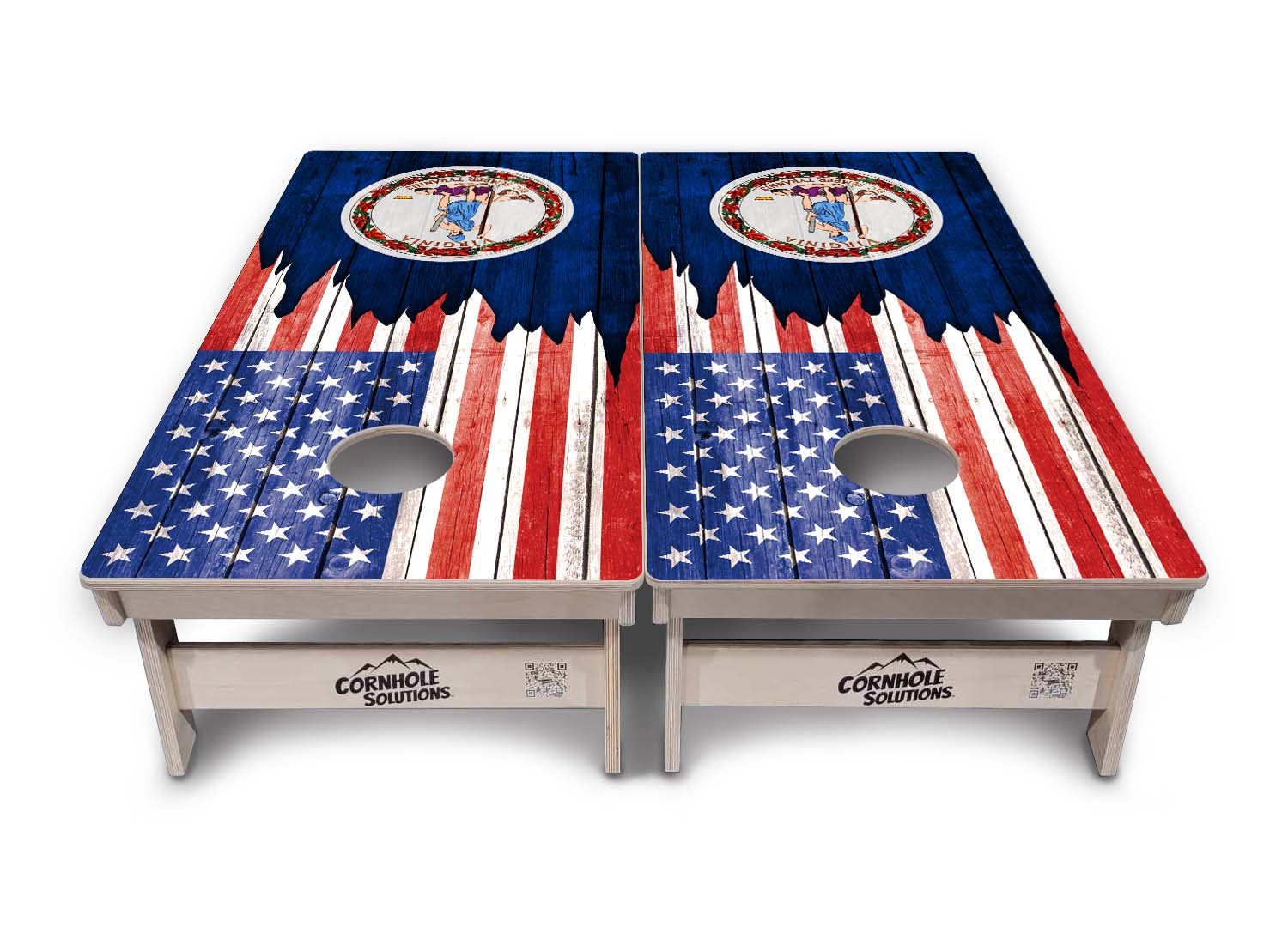 State Flags South Dakota to Wyoming Cornhole Boards - Professional Tournament Series