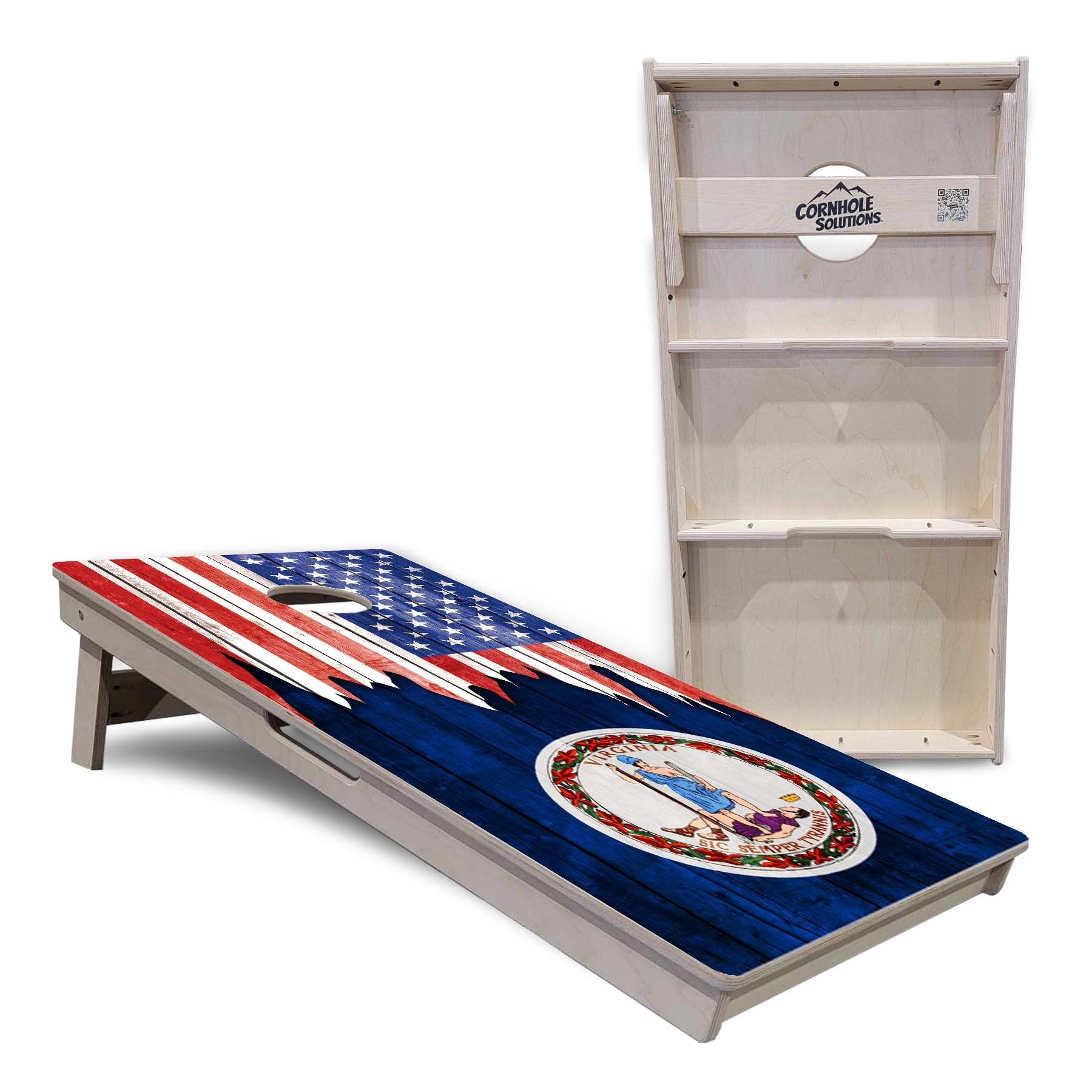State Flags South Dakota to Wyoming Cornhole Boards - Professional Tournament Series