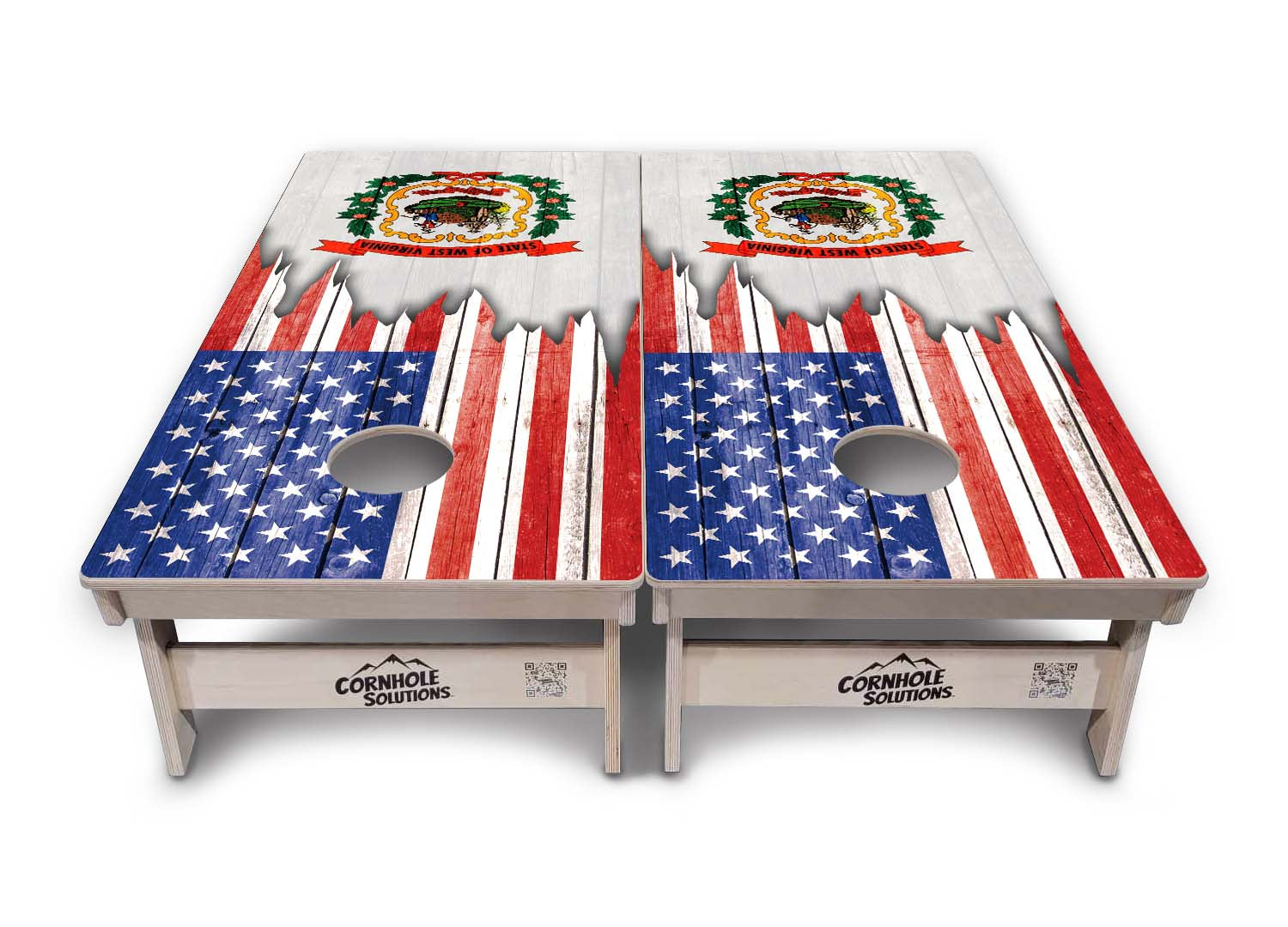 State Flags South Dakota to Wyoming Cornhole Boards - Professional Tournament Series