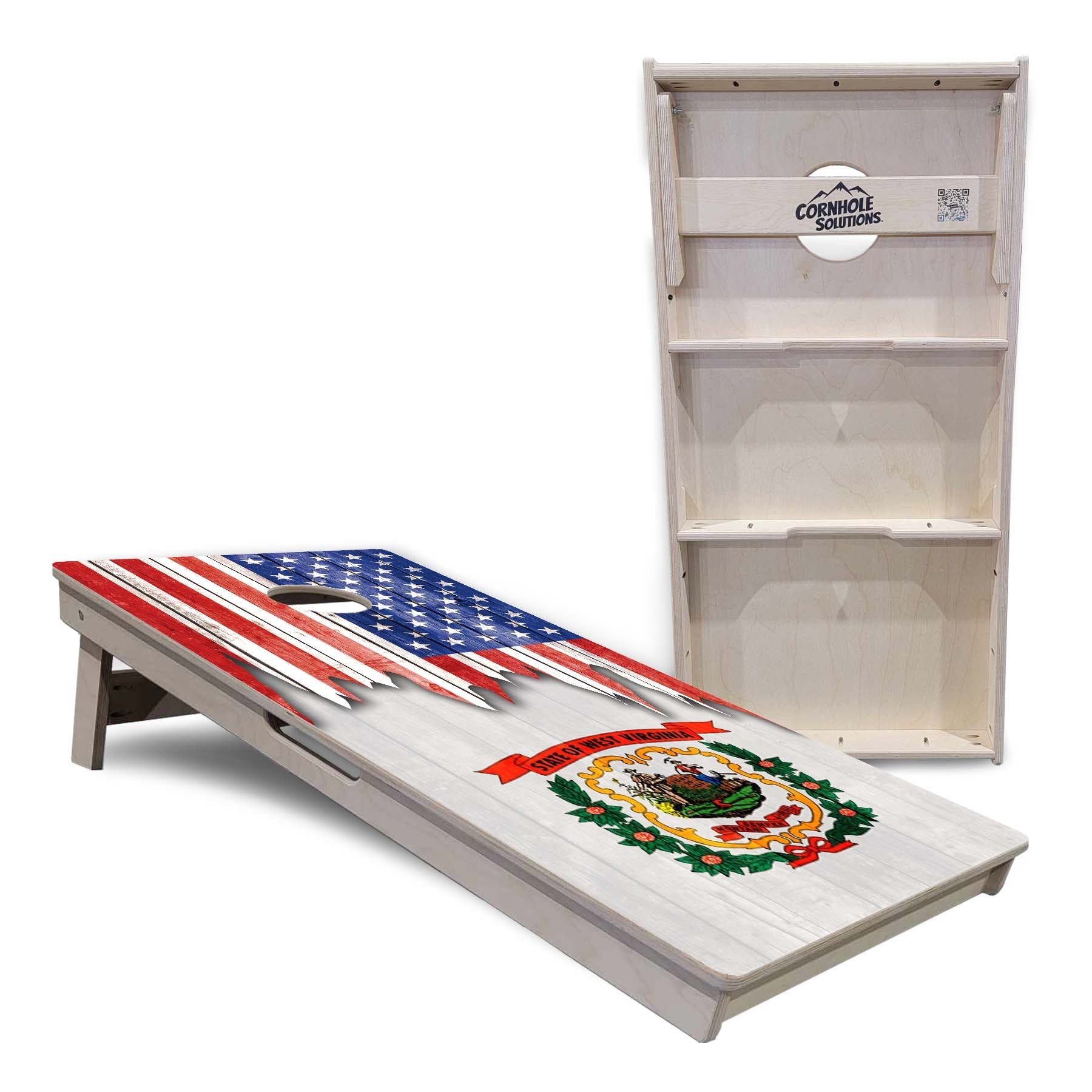 State Flags South Dakota to Wyoming Cornhole Boards - Professional Tournament Series
