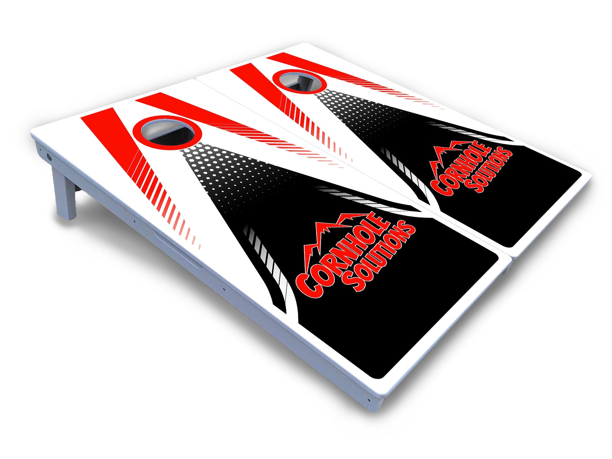 White Jersey Cornhole Boards - All Weather Series