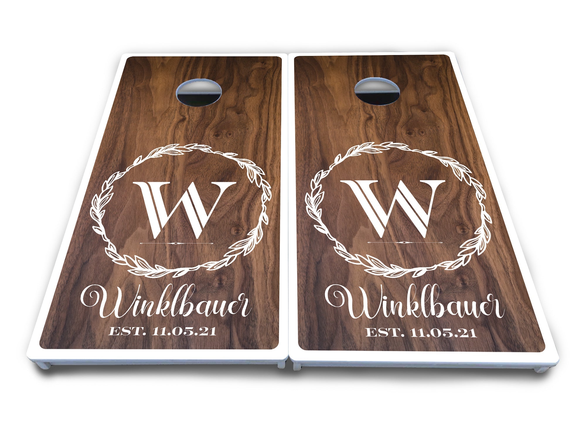Wreath Cornhole Boards - All Weather Series