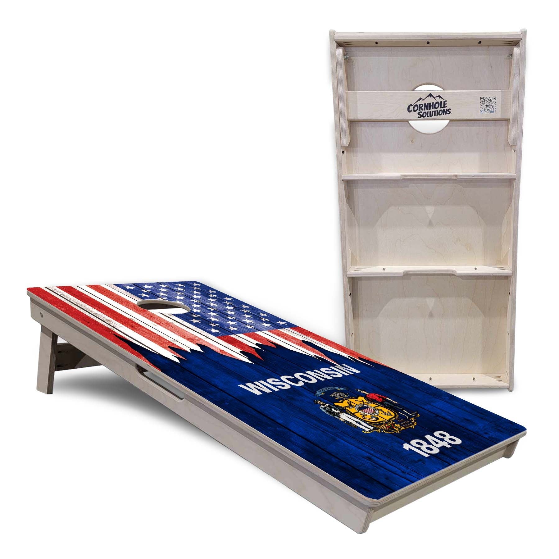 State Flags South Dakota to Wyoming Cornhole Boards - Professional Tournament Series