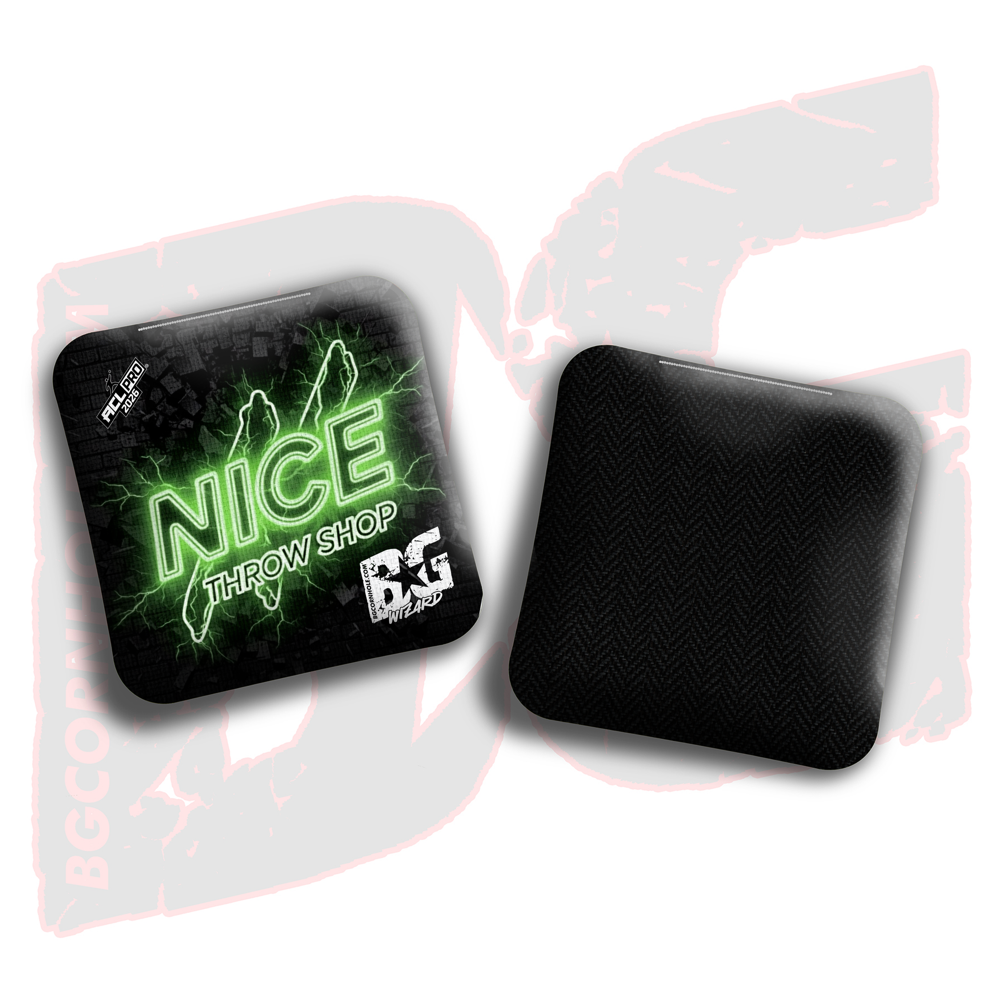 2026 Multiple Bag Models "Nice Throw Shop" Collab - ACL Pro Stamped Cornhole Bags - SET OF 4 BAGS