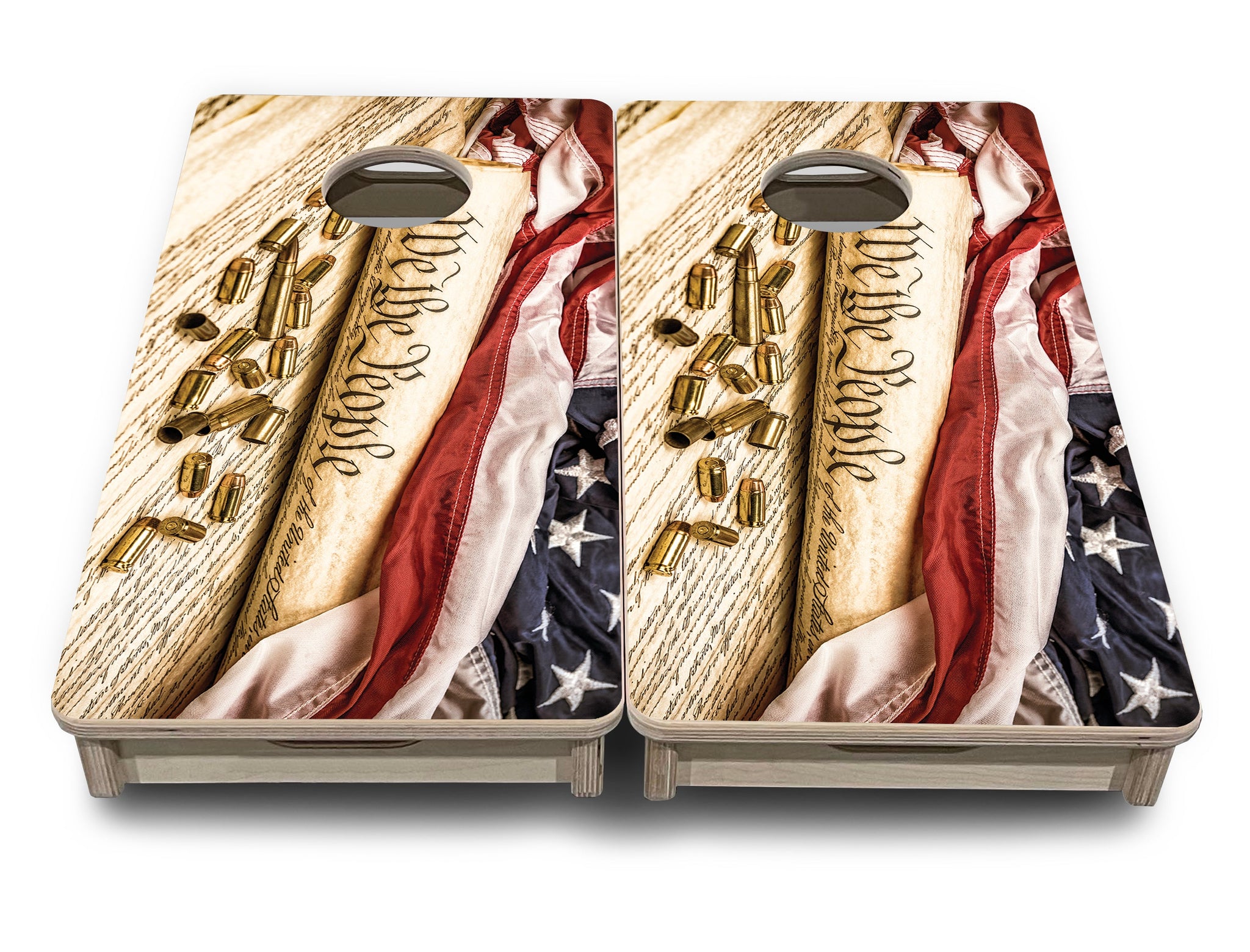 Mini Cornhole Boards - DTOM & We The People