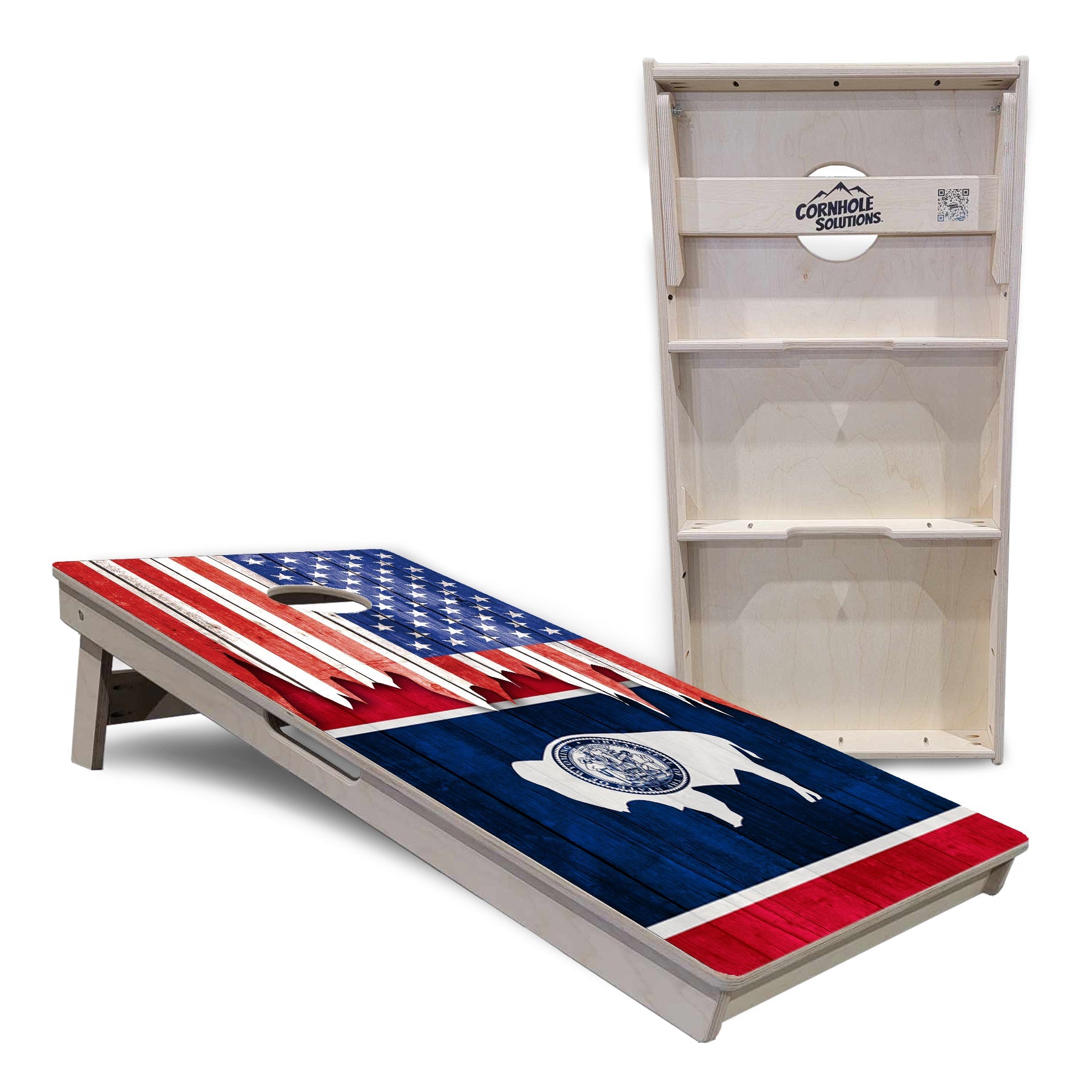 State Flags South Dakota to Wyoming Cornhole Boards - Professional Tournament Series