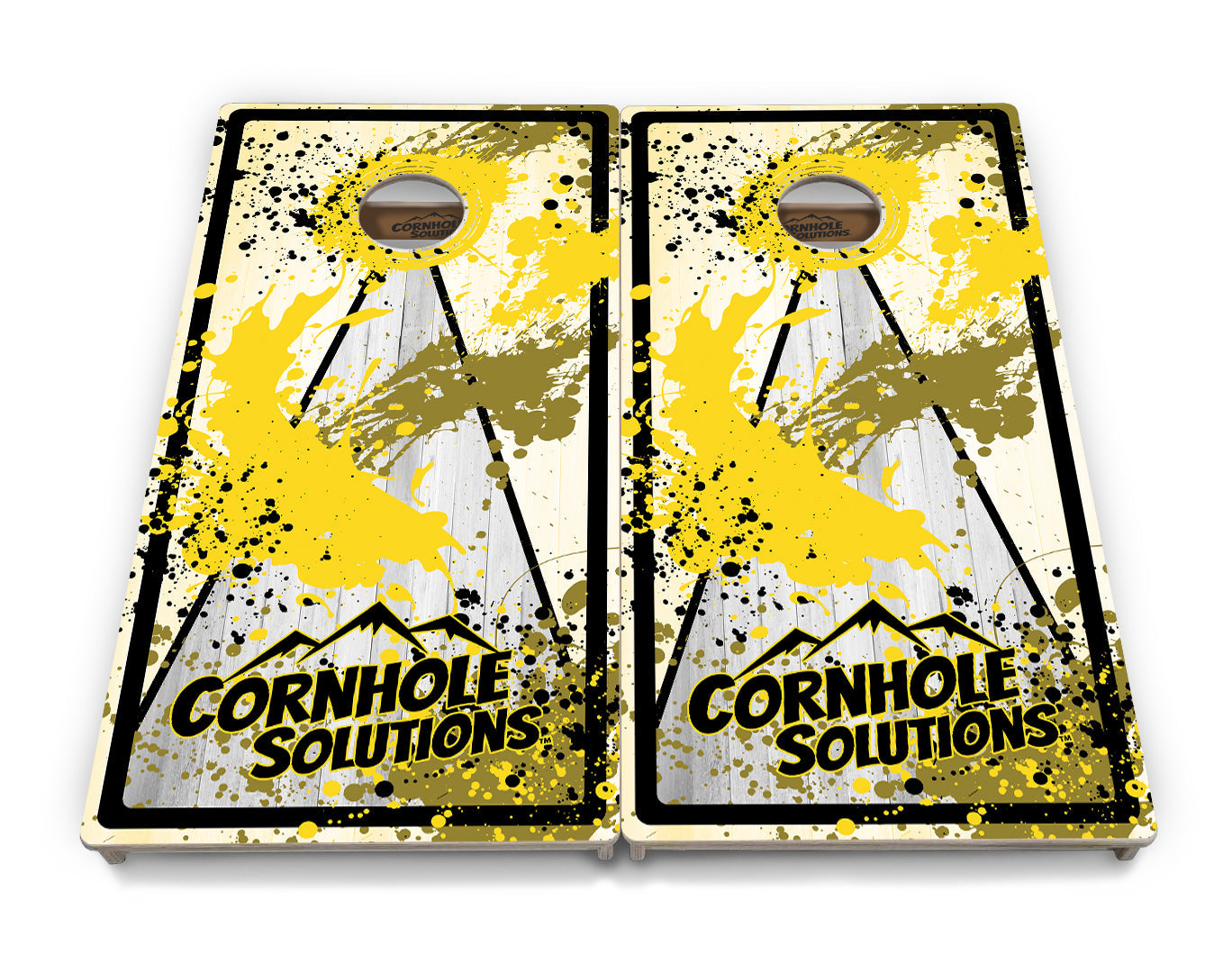 Paint Splatter Cornhole Boards - Professional Tournament Series