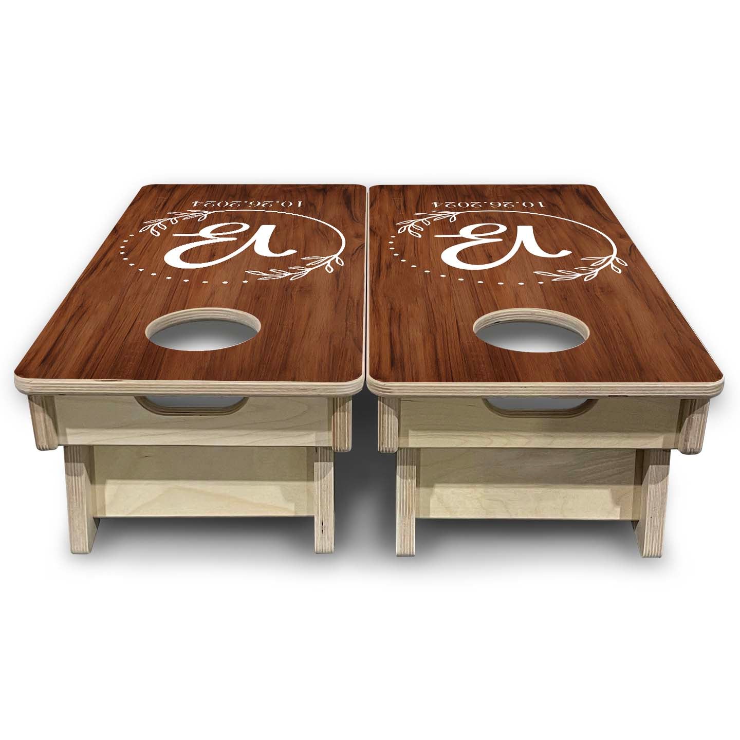 Mini Cornhole Boards - Laurel Wreath