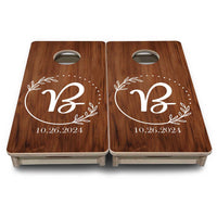 Mini Cornhole Boards - Laurel Wreath
