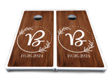 Laurel Wreath Cornhole Boards - All Weather Series
