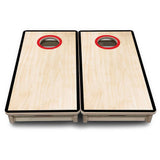 Mini Cornhole Boards - Red/Black Hole Ring