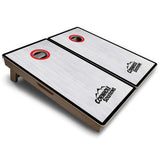 Vacation Cornhole Boards - Grey Wash CS Logo