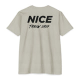 NICE Throw Shop Unisex Tee Black Logo – Multiple Colors