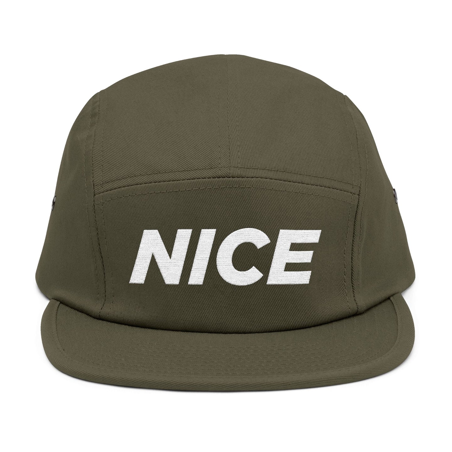 NICE Throw Shop 5 Panel Cap (Embroidered) – Multiple Colors