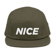 NICE Throw Shop 5 Panel Cap (Embroidered) – Multiple Colors