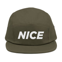 NICE Throw Shop 5 Panel Cap (Embroidered) – Multiple Colors