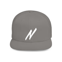 NICE Throw Shop Flat Bill Snapback with N Design – Multiple Colors