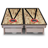 Vacation Cornhole Boards - Burnt Triangle