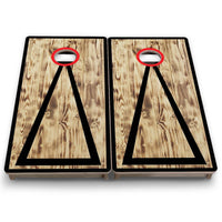 Vacation Cornhole Boards - Burnt Triangle