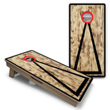 Vacation Cornhole Boards - Burnt Triangle