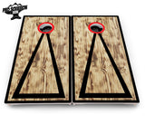 Burnt Triangle Cornhole Boards - Pro Solution Elite Series