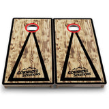 Vacation Cornhole Boards - Burnt Triangle