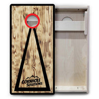 Vacation Cornhole Boards - Burnt Triangle