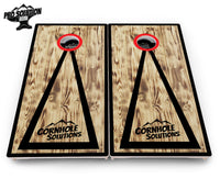 Burnt Triangle Cornhole Boards - Pro Solution Elite Series