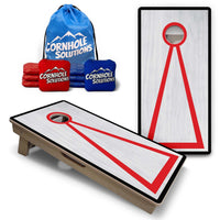 Vacation Cornhole Boards - Grey Wash