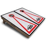 Vacation Cornhole Boards - Grey Wash CS Logo