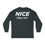 NICE Throw Shop Unisex Long Sleeve Tee with NTS Design – Multiple Colors