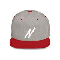 NICE Throw Shop Flat Bill Snapback with N Design – Multiple Colors