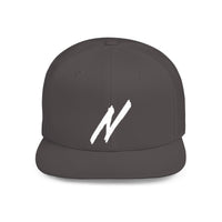 NICE Throw Shop Flat Bill Snapback with N Design – Multiple Colors