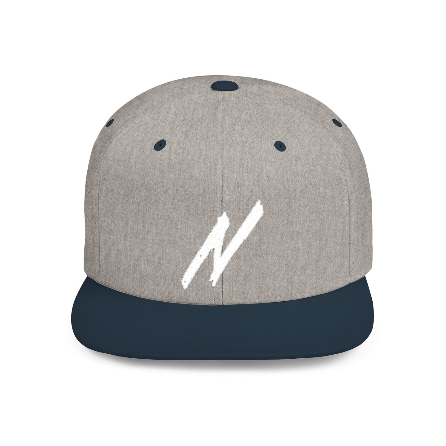 NICE Throw Shop Flat Bill Snapback with N Design – Multiple Colors