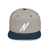 NICE Throw Shop Flat Bill Snapback with N Design – Multiple Colors