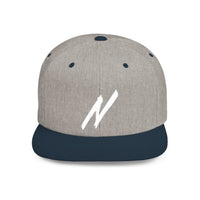 NICE Throw Shop Flat Bill Snapback with N Design – Multiple Colors