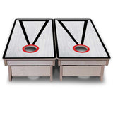 Vacation Cornhole Boards - Grey Wash