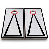 Vacation Cornhole Boards - Grey Wash
