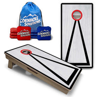 Vacation Cornhole Boards - Grey Wash
