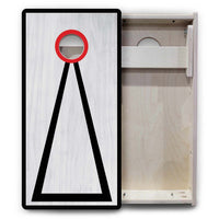 Vacation Cornhole Boards - Grey Wash